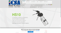 Desktop Screenshot of icsa.it