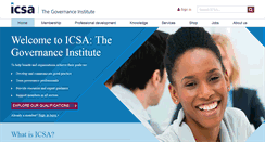 Desktop Screenshot of icsa.org.uk